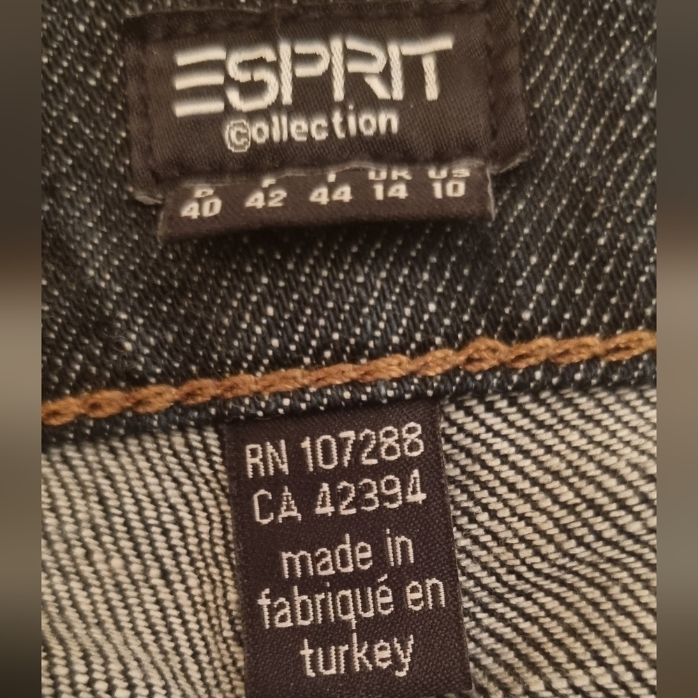 Esprit Collection denim straight leg jean Size 10 - Picture 8 of 11